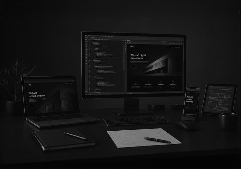 Web Geliştirme — HED Creative Berlin & Ankara